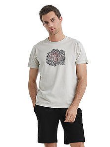 BS40453 BlackSpade Футболка мужская с круглым воротом Bohemian Retro