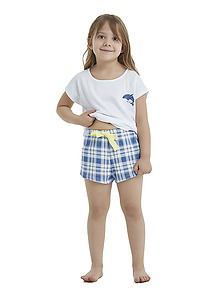 BS60436 BlackSpade Пижама для девочки Girls Tinted Transparency Checked