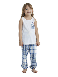 BS60437 BlackSpade Пижама для девочки Girls Tinted Transparency Checked