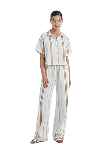 BS60406 BlackSpade Брюки женские Bohemian Retro Stripes Loungwear