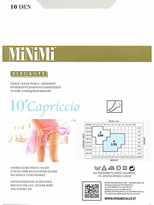 CAPRICCIO 10 MiNiMi • Чулки женские 10 den на резинке